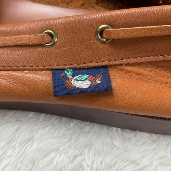 Unbranded duck Genuine Leather tan Tassel Loafer shoes with gold hardware, 9 - Picture 5 of 9